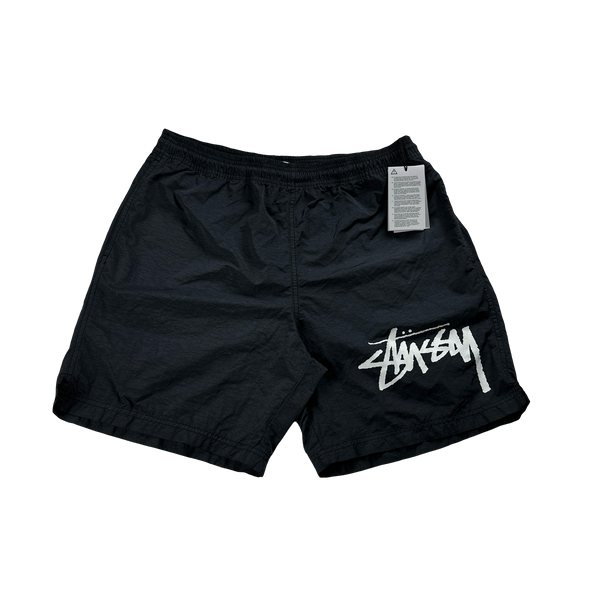 Nike X Stussy Black Nylon Shorts - Medium