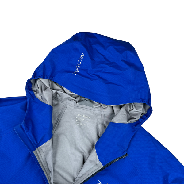 Arcteryx Blue Colour Block Gore Tex Waterproof Shell Jacket - XL