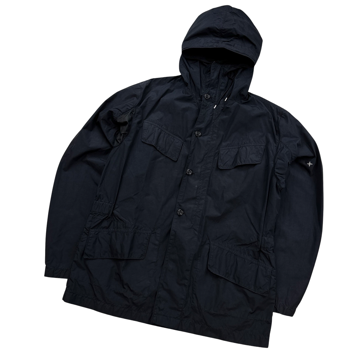 Stone Island Denims 2000s Nylon Compass Parka Jacket - Medium – Mat's ...