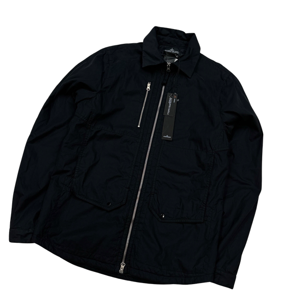 Stone Island Dark Navy Shadow Project Padded Overshirt Small