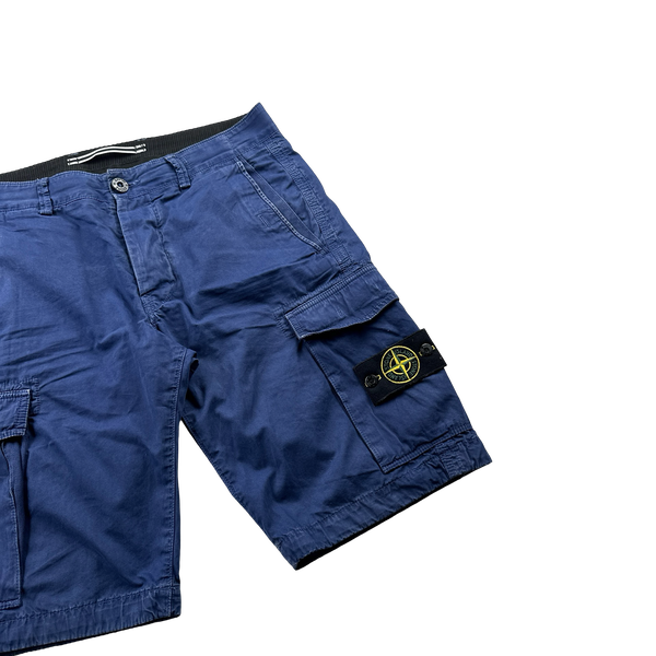 Stone Island 2016 Blue Cargo Shorts - 30"