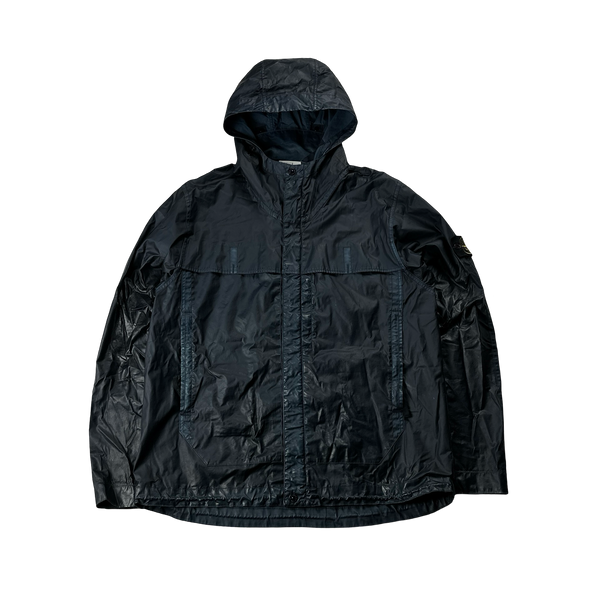 Stone Island 2014 Navy Mussola Gommata Jacket - XL – Mat's Island