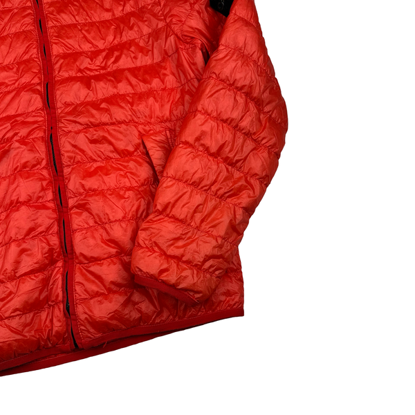 Stone Island 2016 Red Garment Dyed Puffer Jacket - Small