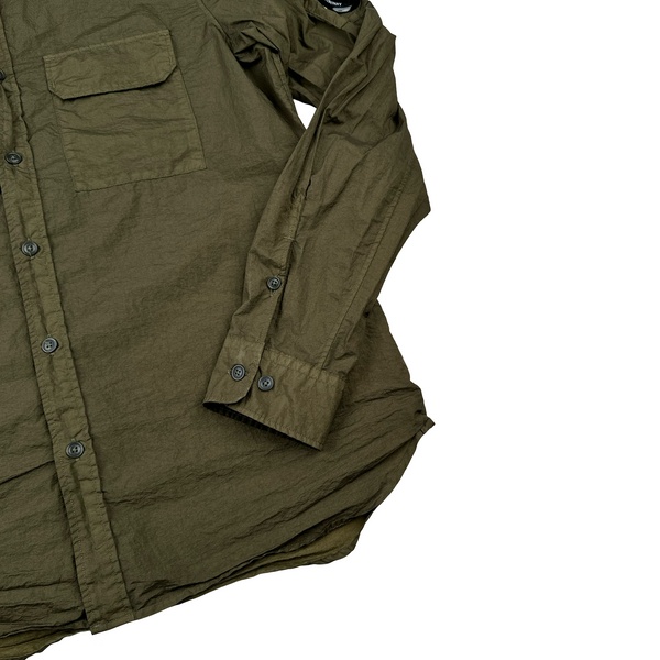 CP Company Khaki Taylon L Overshirt - Large