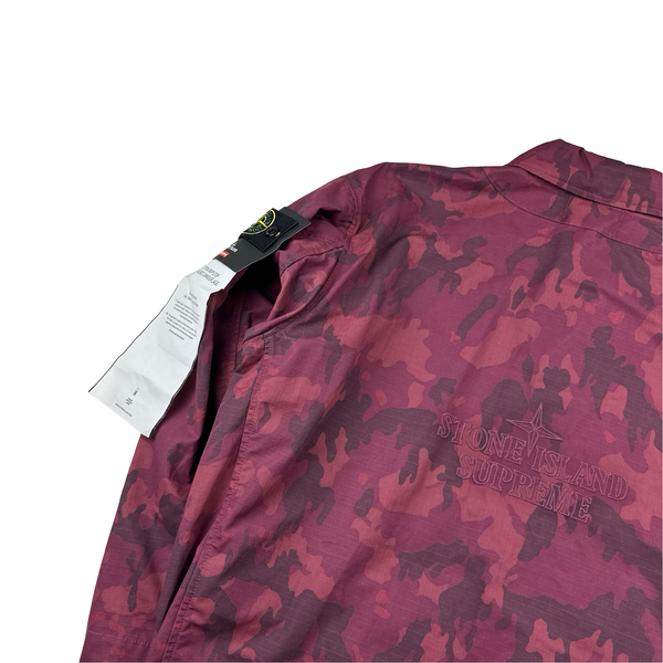 Supreme X Stone Island Reactive Ice Camo Ripstop Jacket - Large