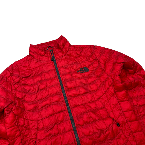 North face red sale thermoball jacket