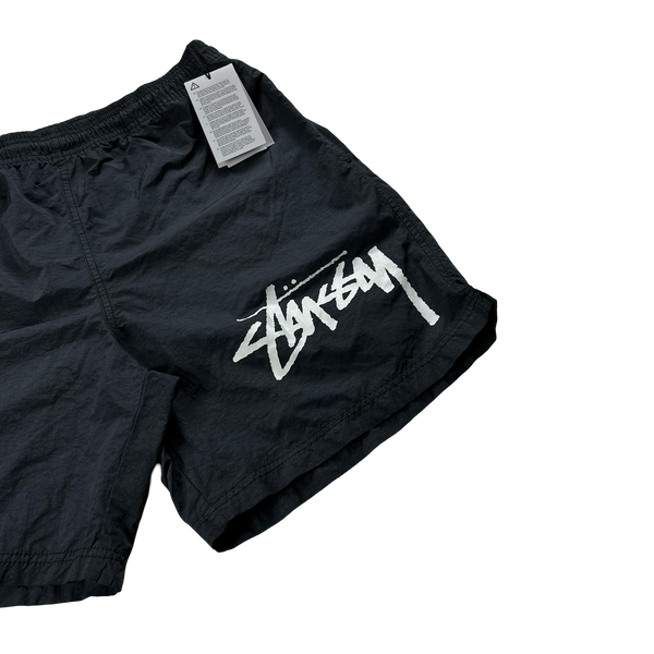 Nike X Stussy Black Nylon Shorts - Medium