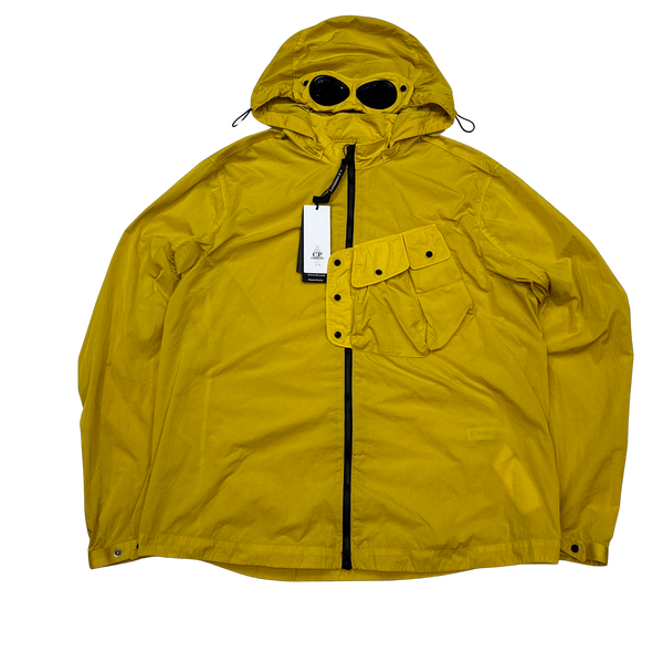 CP Company Yellow Chrome R Goggle Jacket - XXL