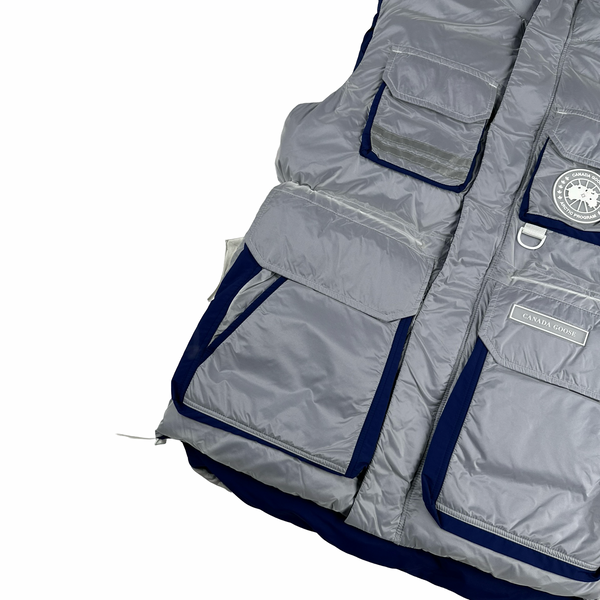 Canada Goose X-Ray Blue Down Filled Gilet Jacket - Small