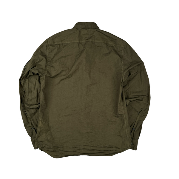 CP Company Khaki Taylon L Overshirt - Large