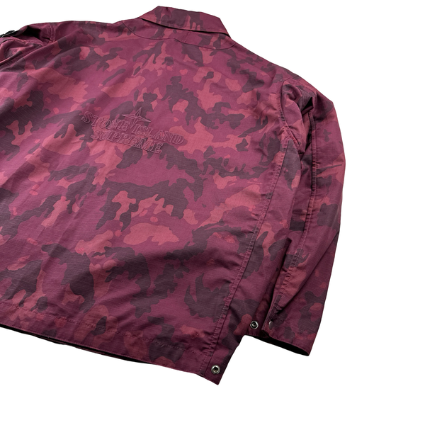 Supreme X Stone Island Reactive Ice Camo Ripstop Jacket - Large