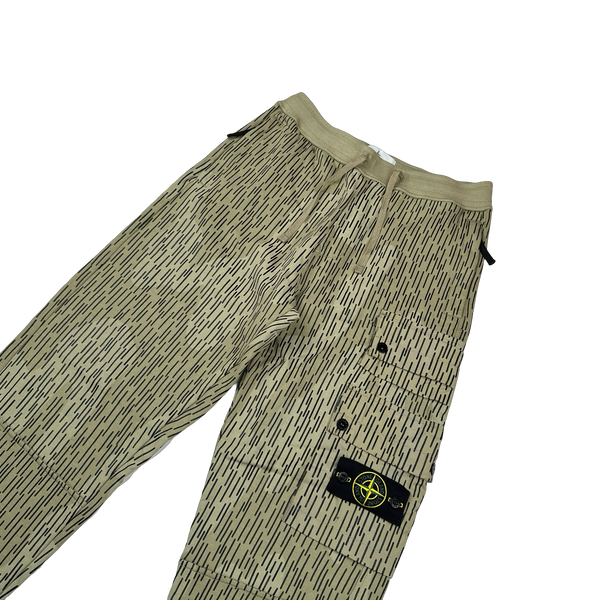 Stone Island 2021 Rain Camo Cargo Joggers - Small