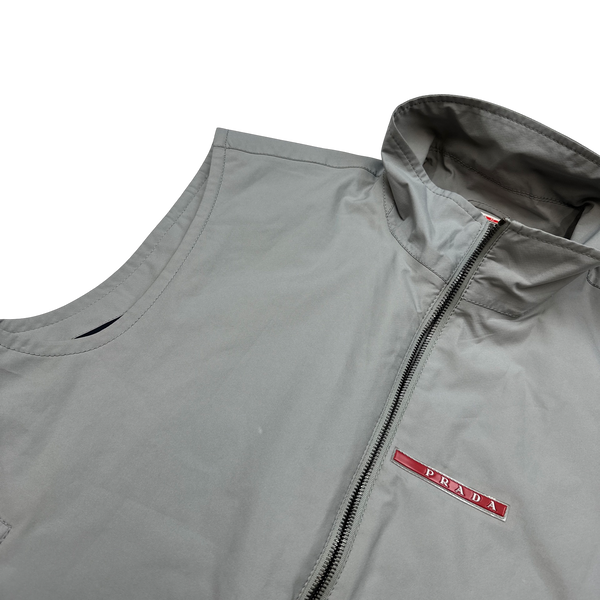 Prada Light Blue Goretex Vest - XL