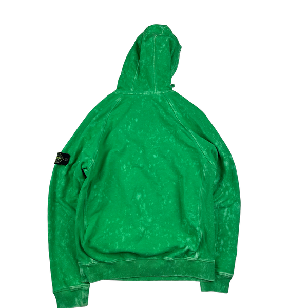 Stone Island 2021 Green Camo OVD Pullover Hoodie - Medium