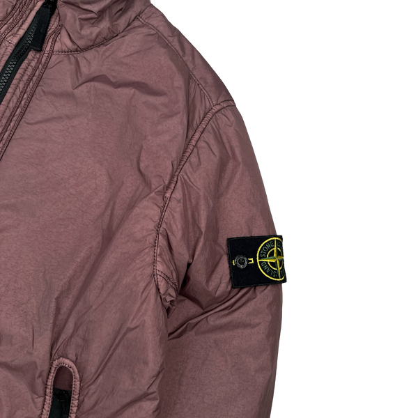 Stone Island 2018 Rose Garment Dyed Crinkle Reps Jacket - Small