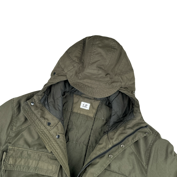 CP Company Khaki Taylon P Metropolis Jacket - Large