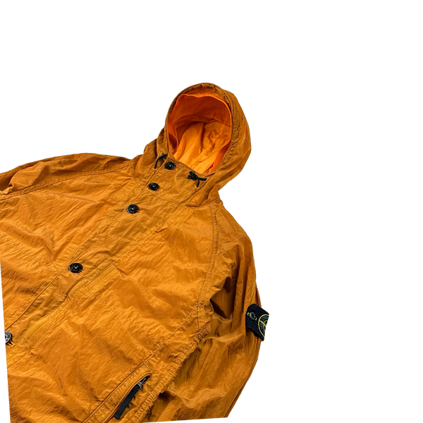 Stone Island 2014 Orange Nylon Metal Shimmer Jacket - Medium