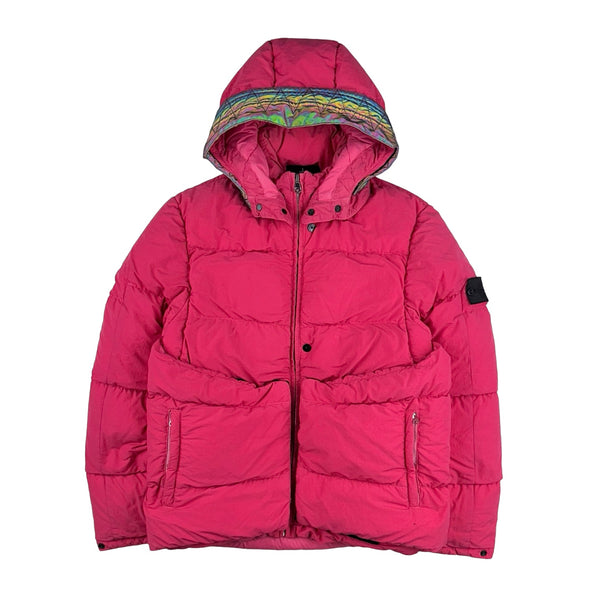 ﻿Stone Island 2018 Pink Naslan Light Down Filled Puffer﻿ - Medium