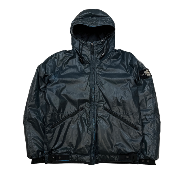 Stone Island Blue Colour Changing Ice Jacket - Medium