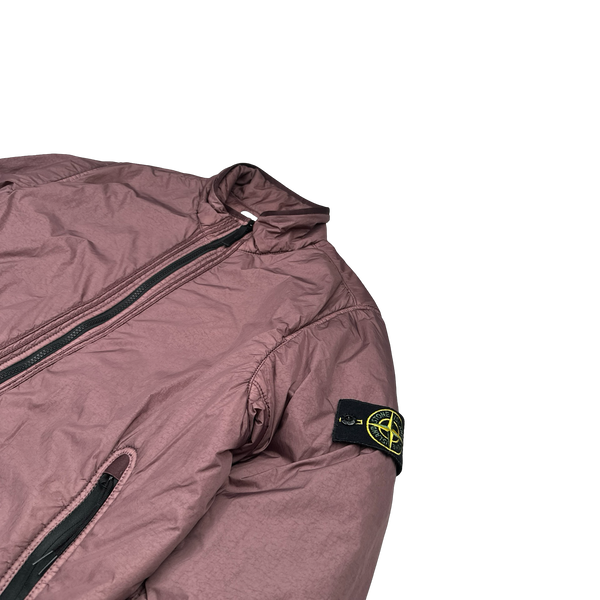 Stone Island 2018 Rose Garment Dyed Crinkle Reps Jacket - Small