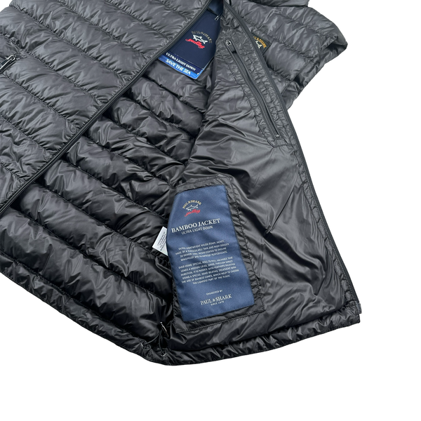 Paul & Shark Black Down Filled Gilet Jacket - Small