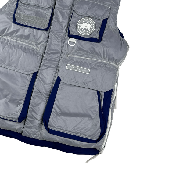 Canada Goose X-Ray Blue Down Filled Gilet Jacket - Small