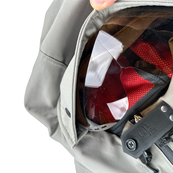 CP Company 2000s Waterproof Thick Nylon Shell Glasses Jacket - Large