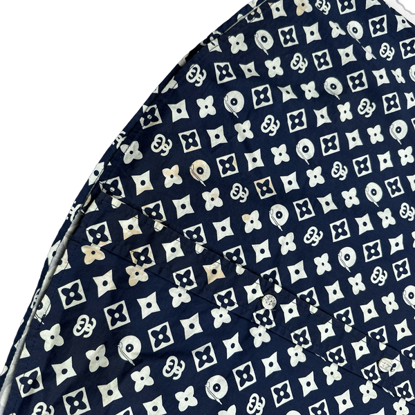 Stussy LV Monogram Record Buttoned Shirt - Large