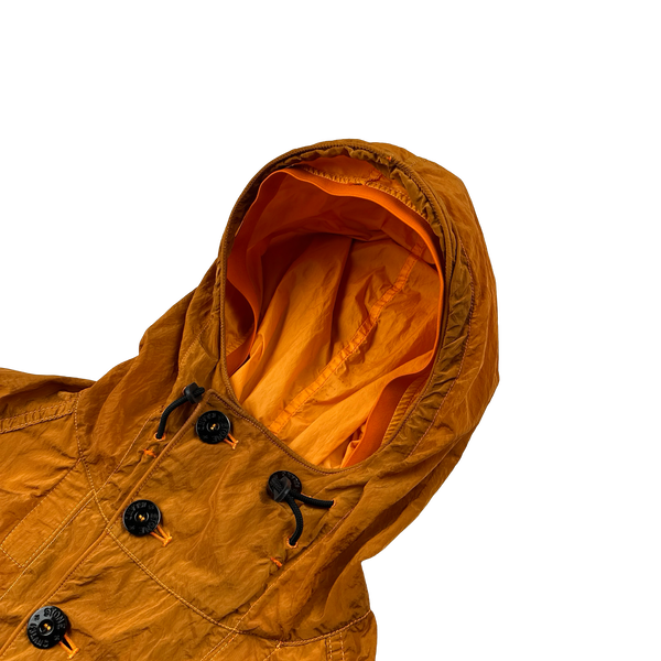 Stone Island 2014 Orange Nylon Metal Shimmer Jacket - Medium