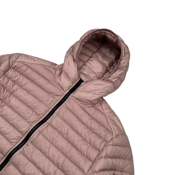 Stone Island 2022 Pink Loom Woven R Nylon Down TC Puffer - Large