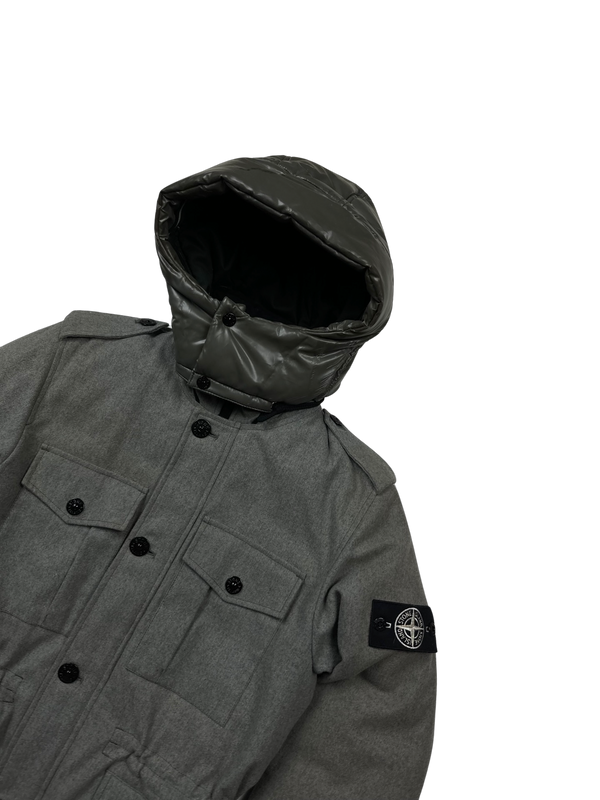 Ice jacket wool blend outlet
