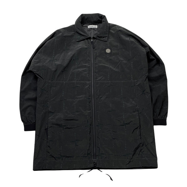 Stone Island House Check Jacquard On Nylon Metal Watro Jacket