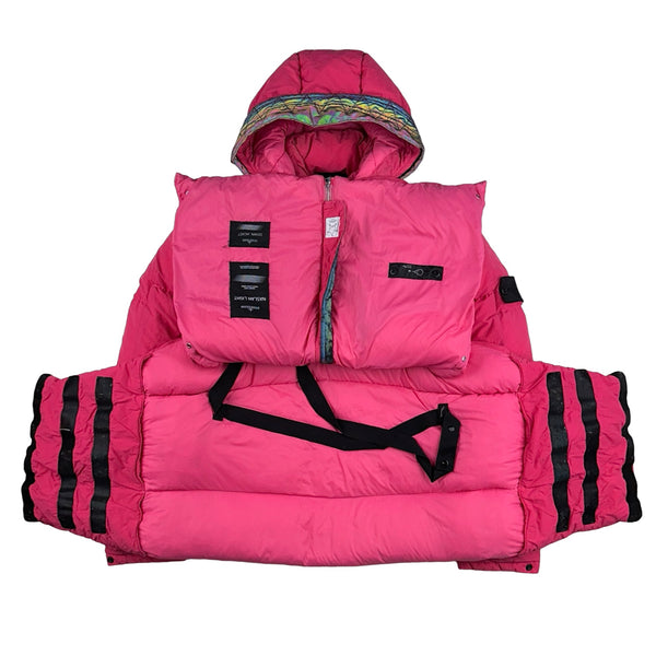 ﻿Stone Island 2018 Pink Naslan Light Down Filled Puffer﻿ - Medium