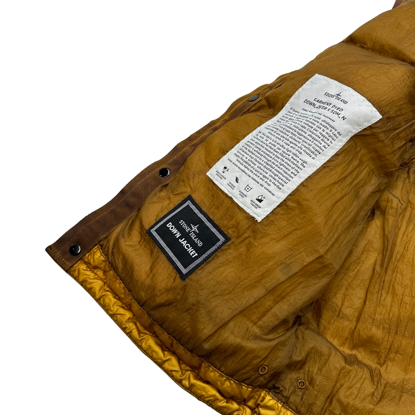 Stone Island Yellow 2011 Down Filled Vest - Medium