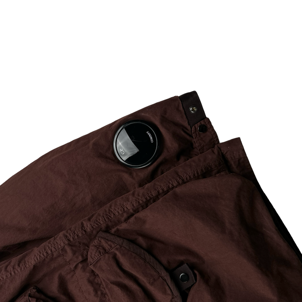 CP Company Burgundy 50 Gum Down Liner La Mille Jacket - Small