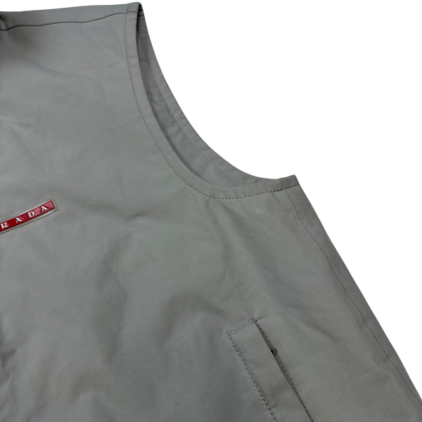 Prada Light Blue Goretex Vest - XL
