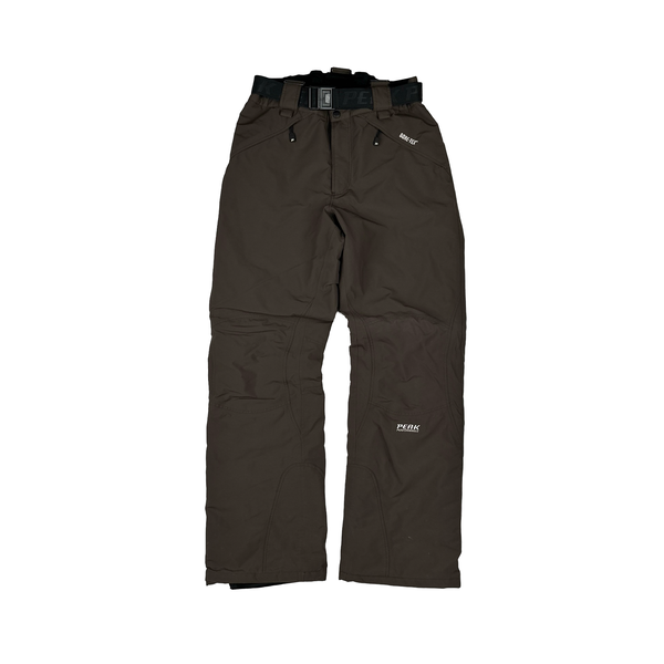 Peak Performance Brown Gore Tex Fleece Lined Ski Trousers Small Mat s Island