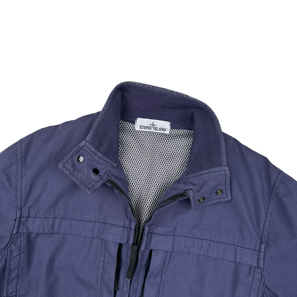 Stone Island 2014 Indigo 3D Cotton Tela Jacket - Medium