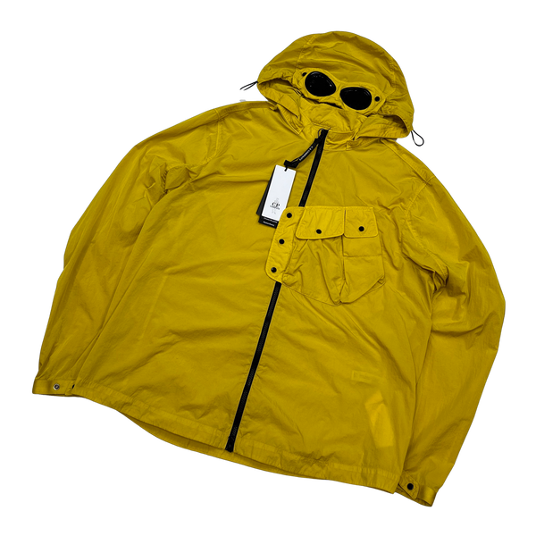 CP Company Yellow Chrome R Goggle Jacket - XXL
