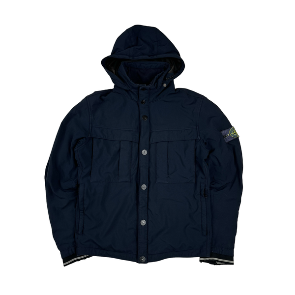 Stone Island 2013 Blue Soft Shell R Jacket - Small