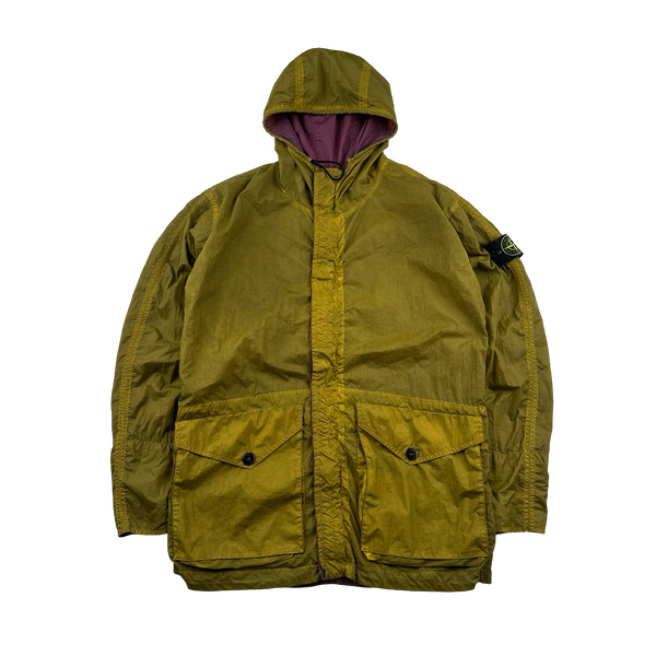 Stone Island 2010 Rare Hyperlight Nylon Reversible Green/Purple Jacket - Medium