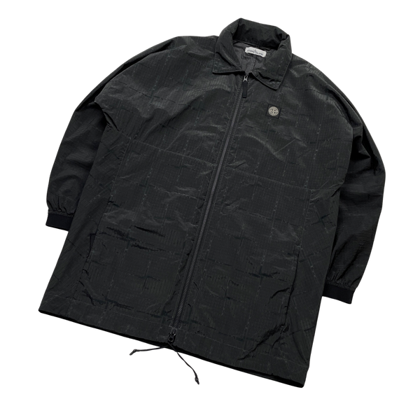 Stone Island House Check Jacquard On Nylon Metal Watro Jacket