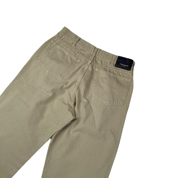 Stone Island 1994 Marina Tan Cotton Chino Trousers - 30"