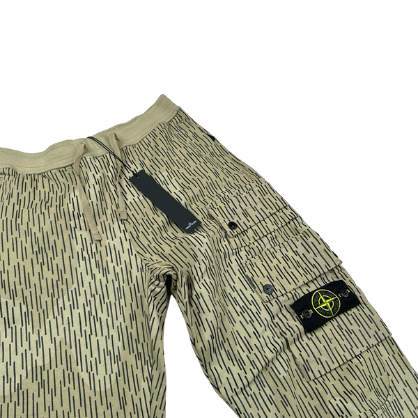 Stone Island 2021 Rain Camo Cargo Joggers - Small