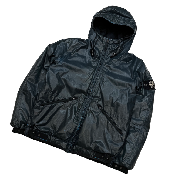 Stone Island Blue Colour Changing Ice Jacket - Medium