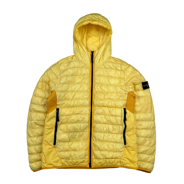 Stone Island 2018 Yellow Down Filled Puffer Jacket - XL