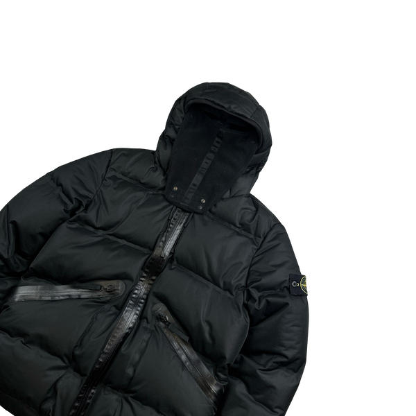 Stone Island 2010 Welded Down Balaclava Puffer Jacket - Large