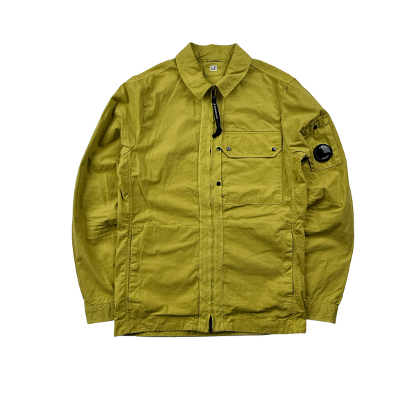 CP Company Yellow Cotton Lined Overshirt - XS