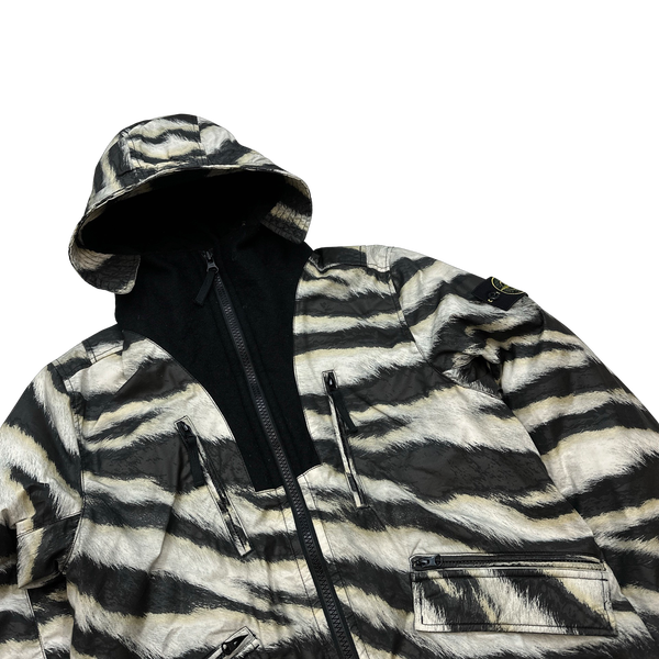 Stone Island 2018 White Tiger Camo 50 Fili Primaloft Jacket Small Mat s Island