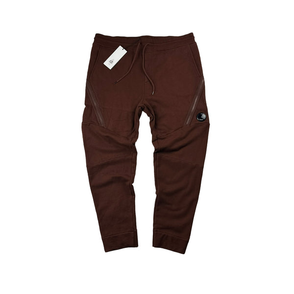 CP Company Brown Diagonal Raised Fleece Sweatpants - XXL